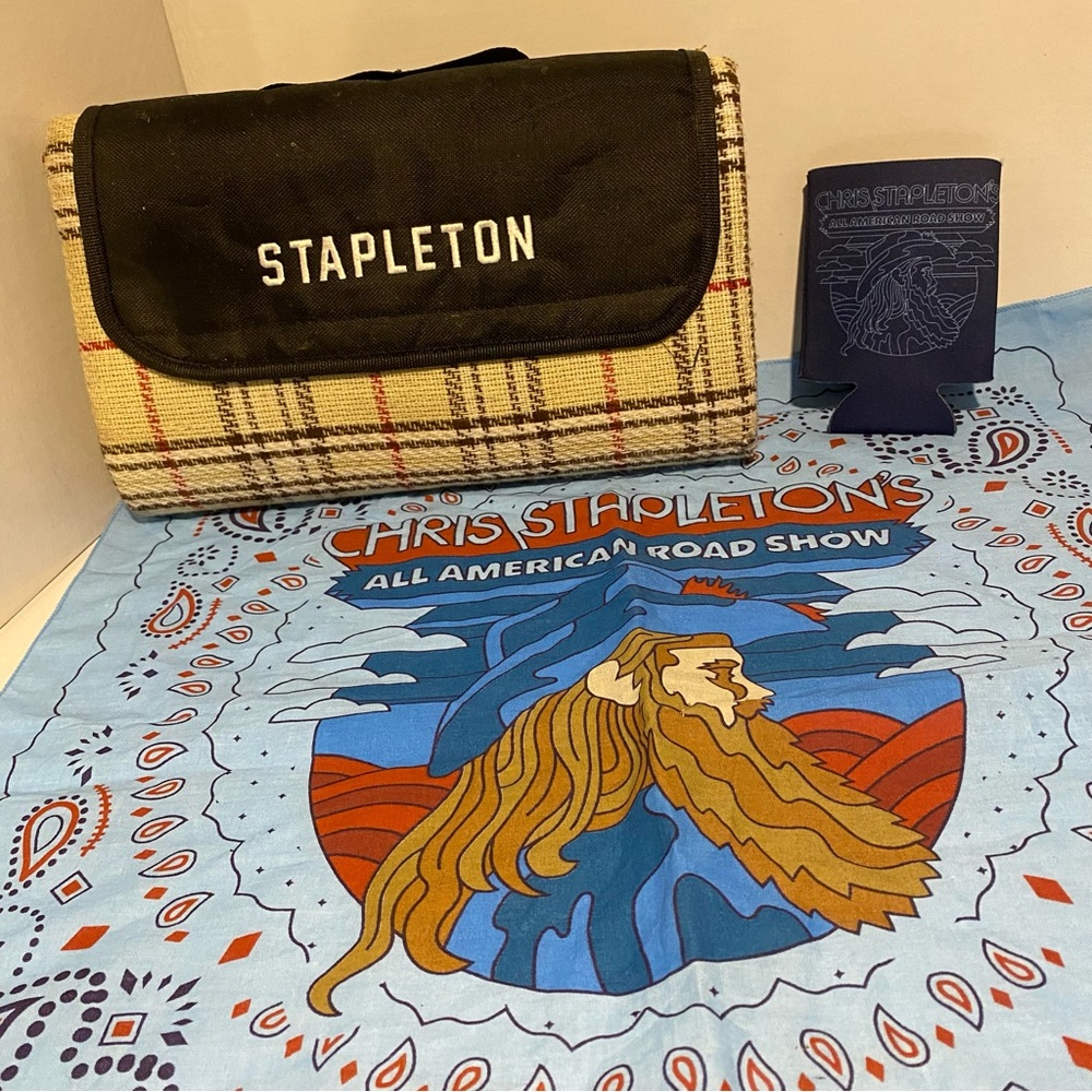 Chris Stapleton Bandana-Blanket-Coozie VIP
